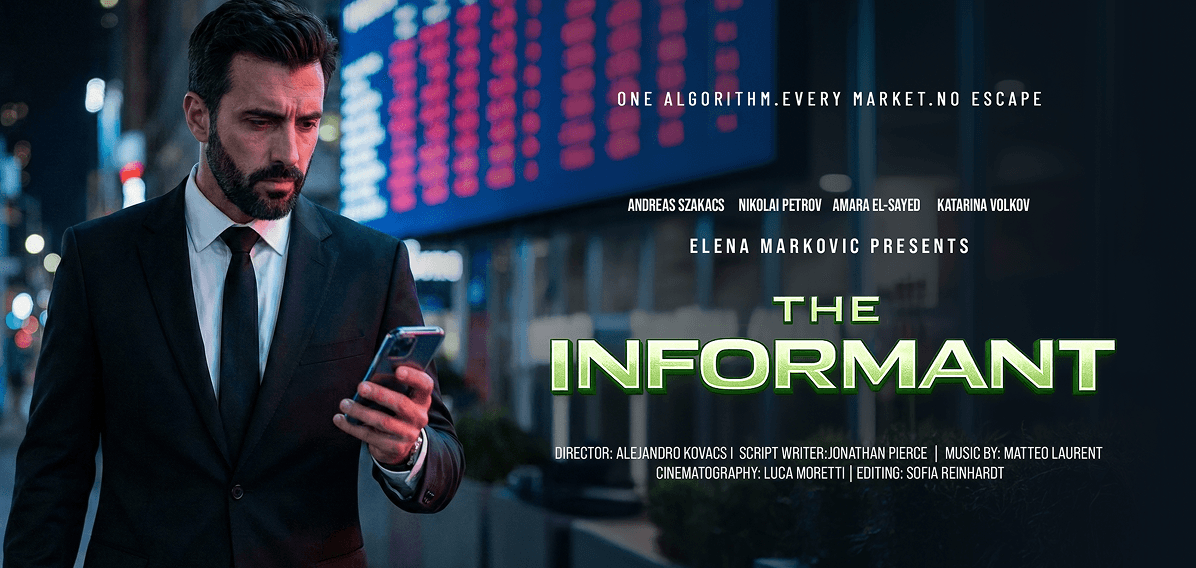 The Informant - Andreas Szakacs starring role