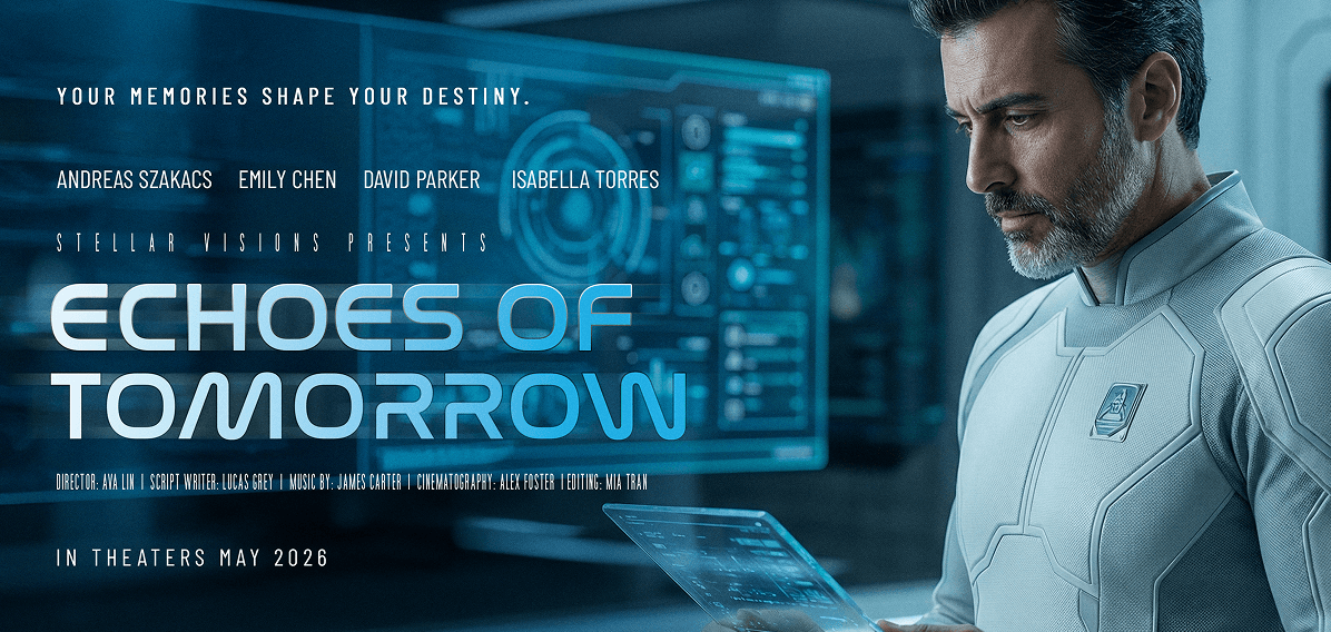 Echoes of Tomorrow - Andreas Szakacs starring role